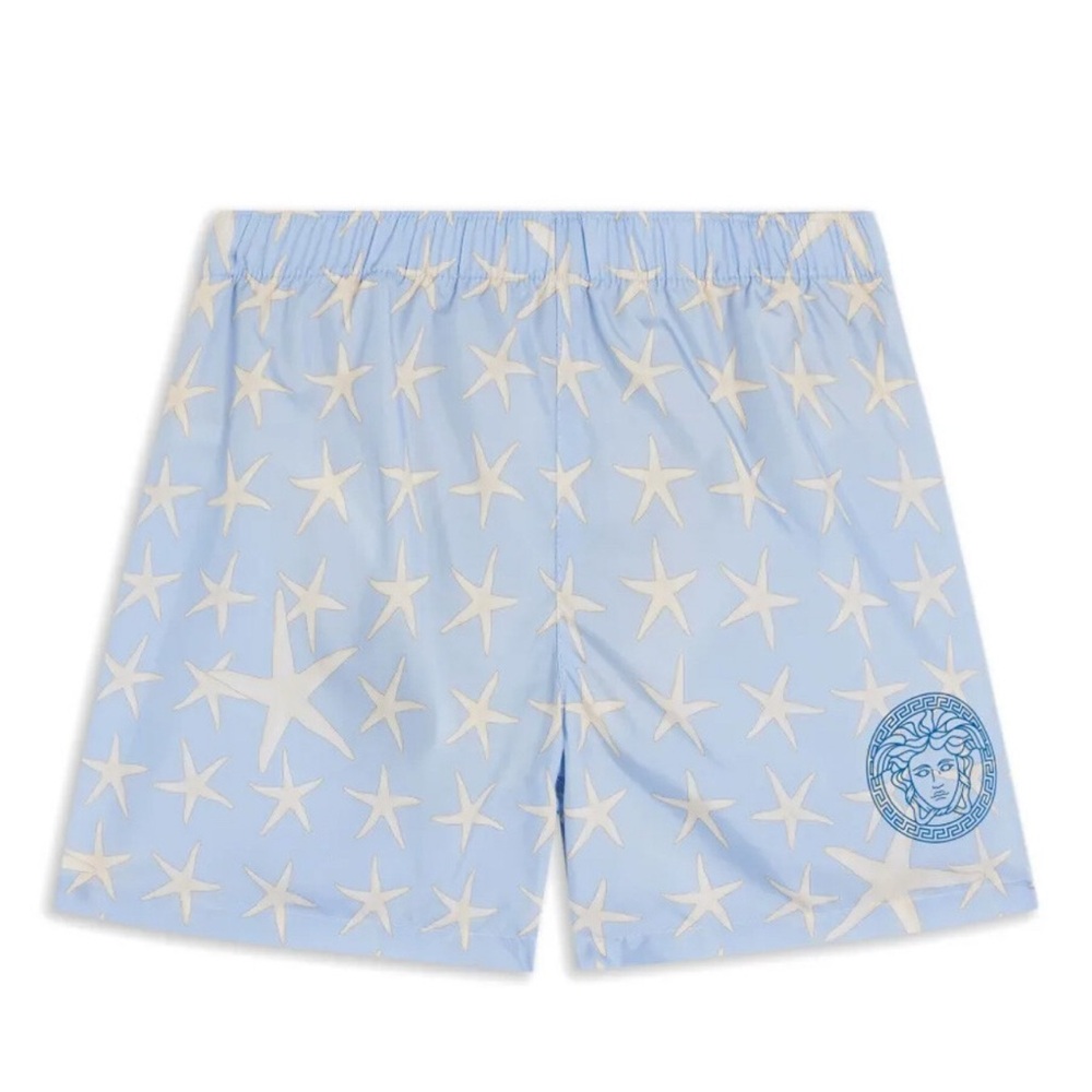 Versace Kids Stella Marina starfish-print swim shorts